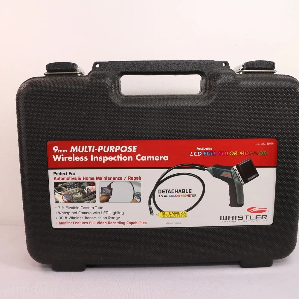 Whistler WIC-3509P Inspection Camera NEW Wireless 9mm Multi-Purpose ColorMonitor